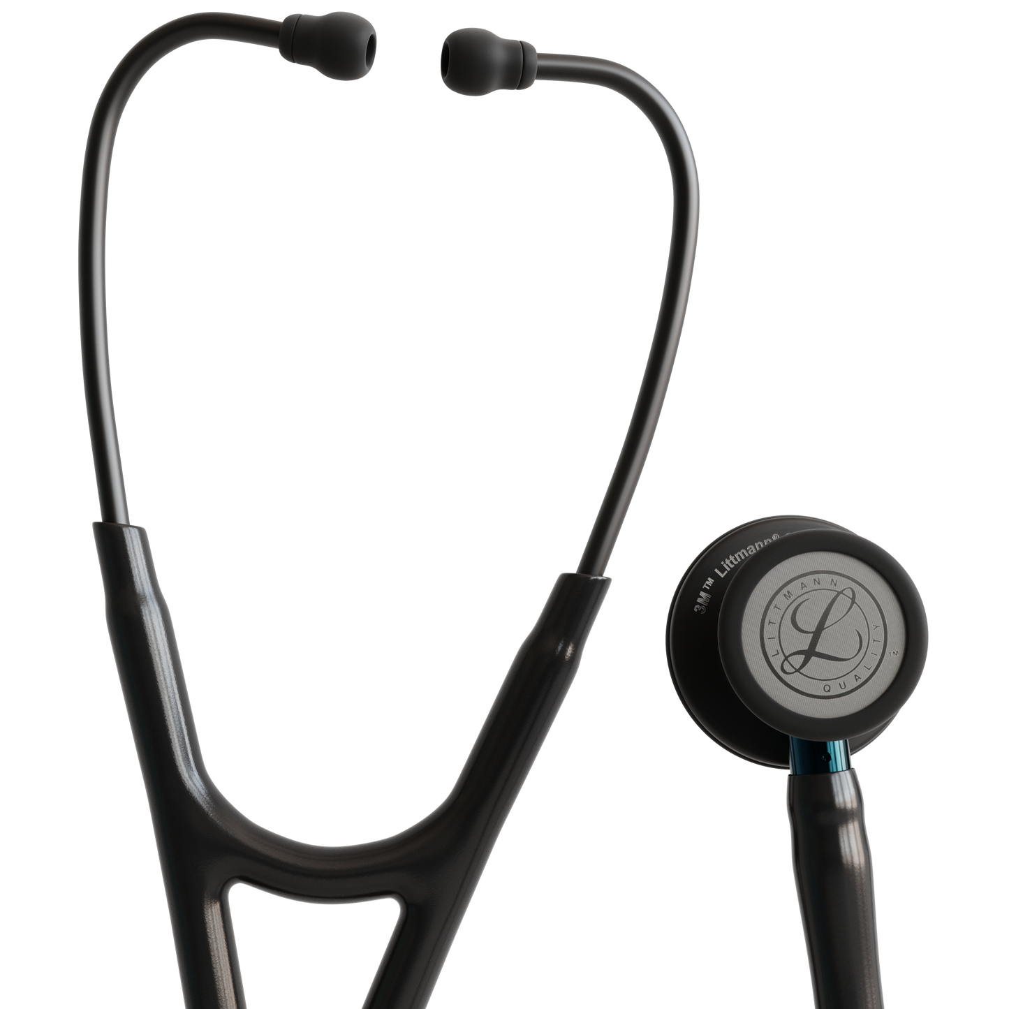 Littmann Cardiology IV Stethoscope Black with Blue Stem 6201