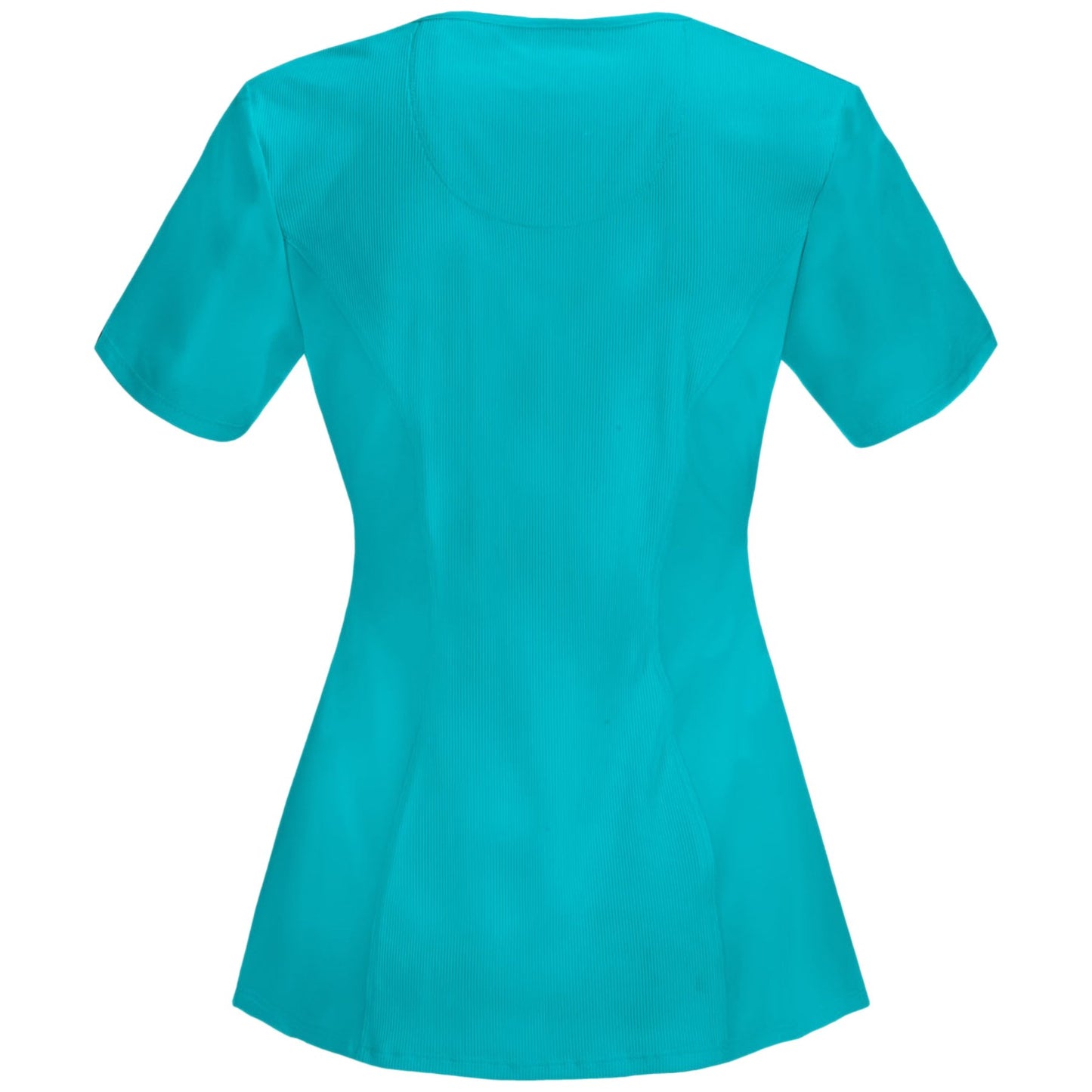 Cherokee Infinity 2624A Scrubs Top Women's Round Neck Teal Blue