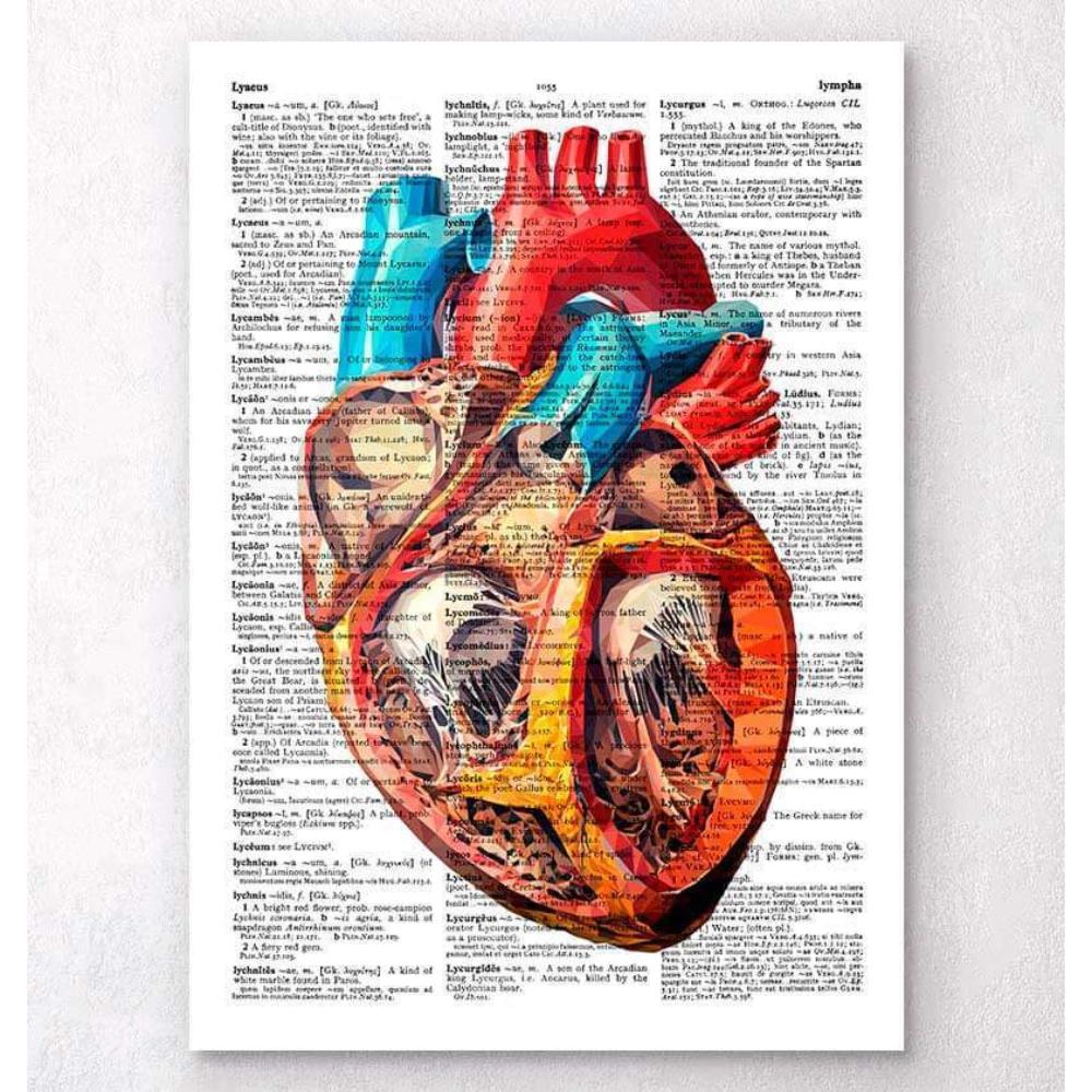 Geometric Heart Dictionary Page