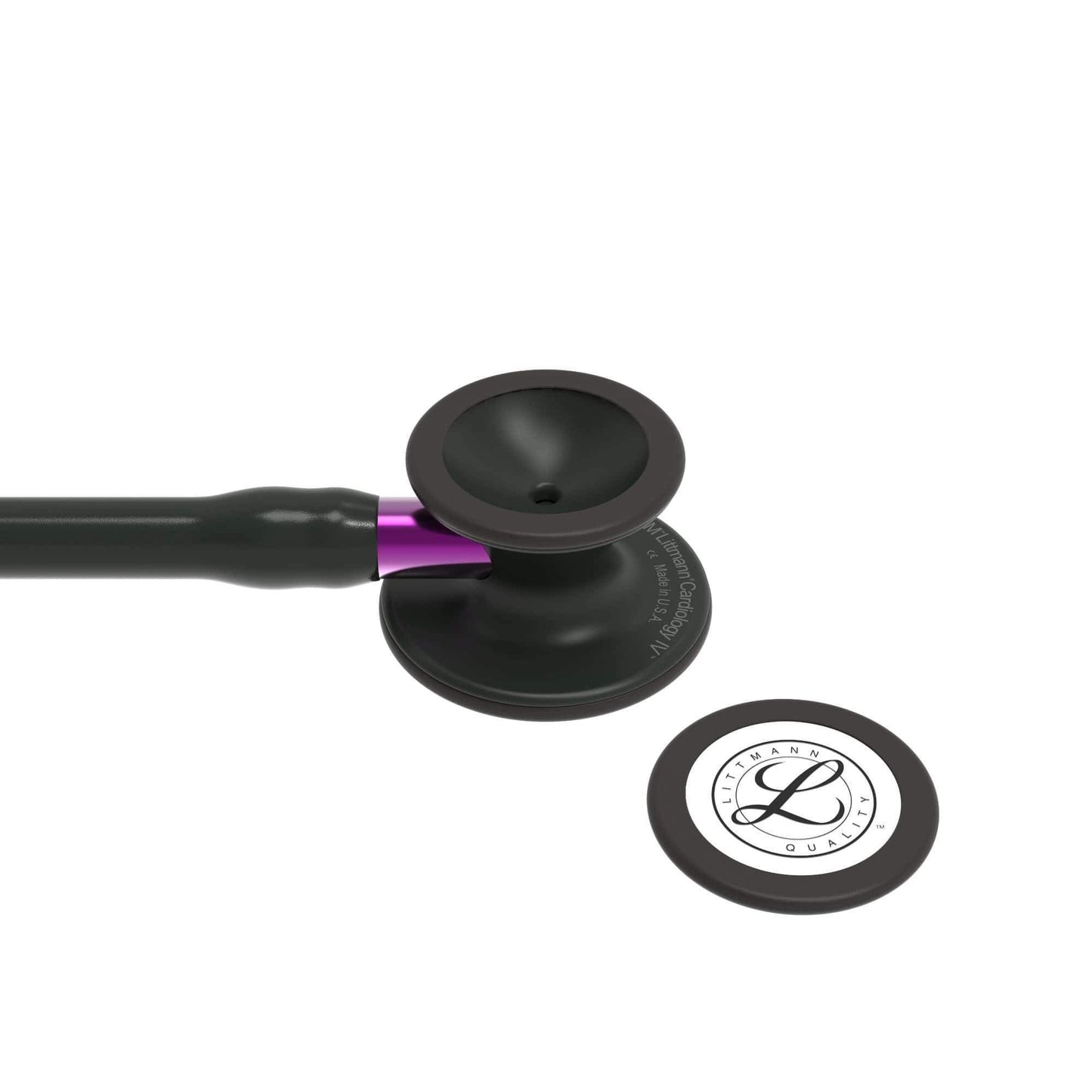 Littmann Cardiology IV Stethoscope Black with Violet Stem 6203