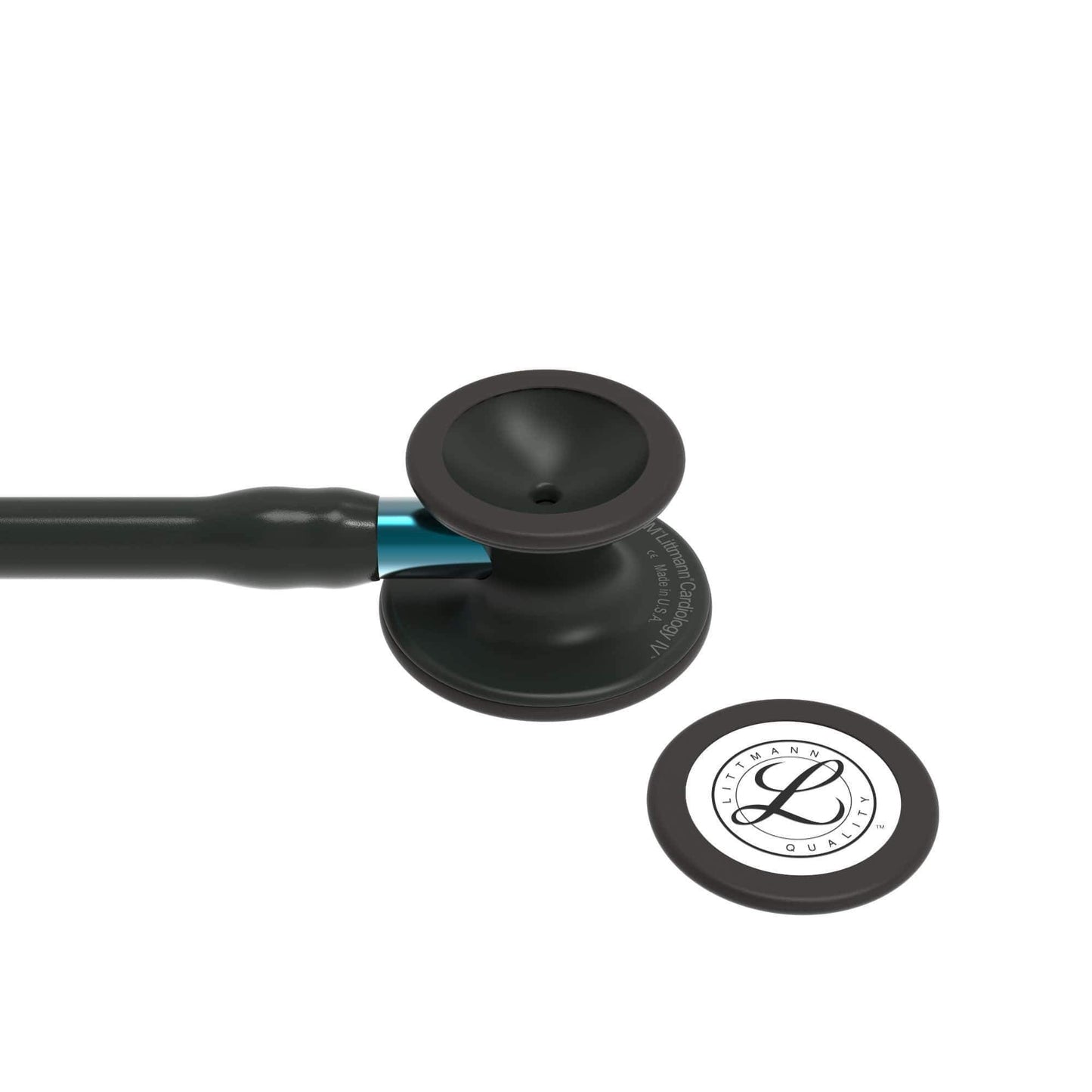 Littmann Cardiology IV Stethoscope Black with Blue Stem 6201