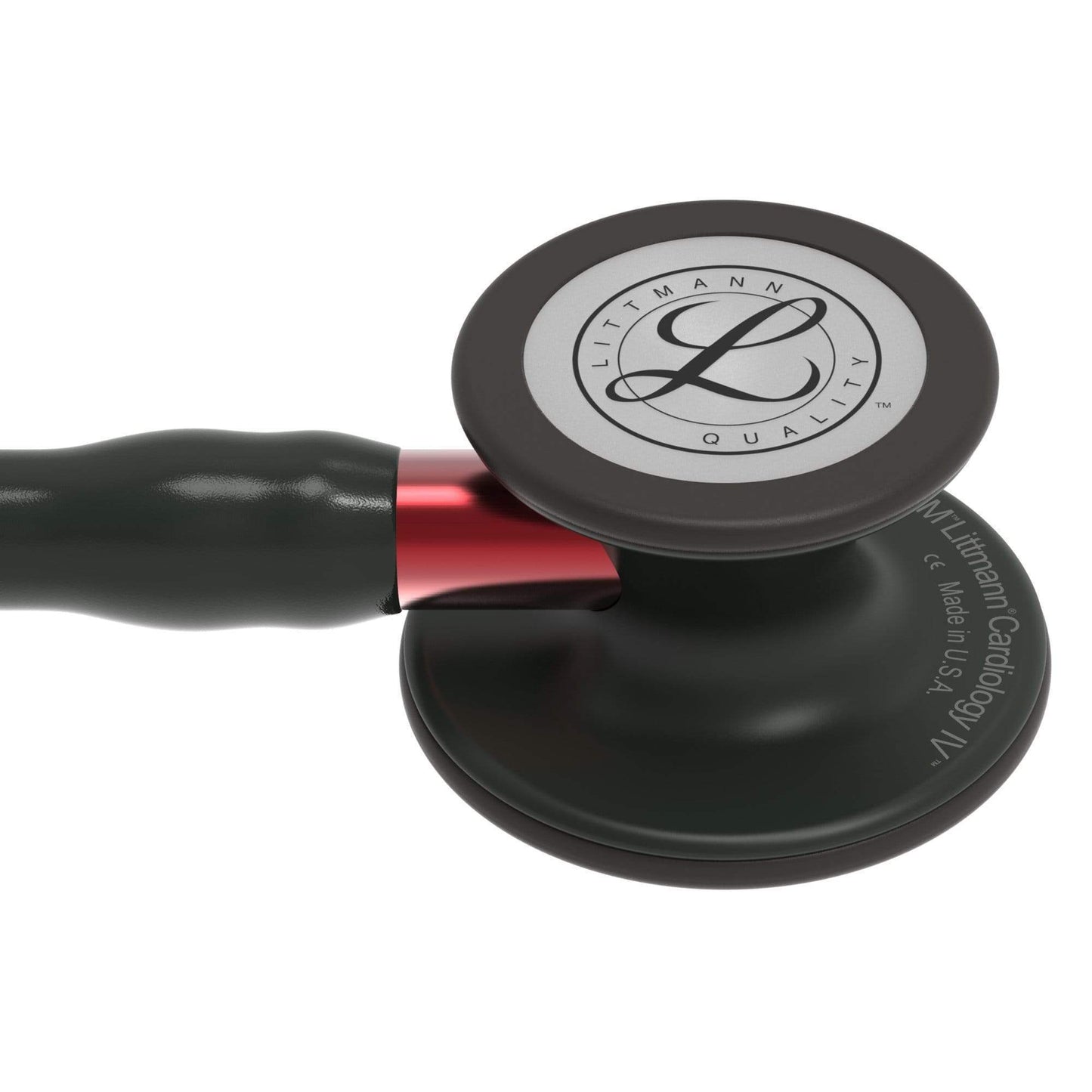 Littmann Cardiology IV Stethoscope Black with Red Stem 6200