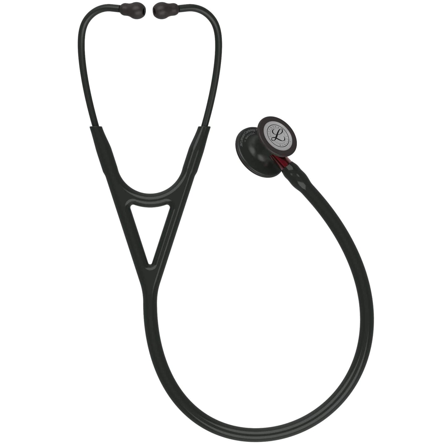 Littmann Cardiology IV Stethoscope Black with Red Stem 6200