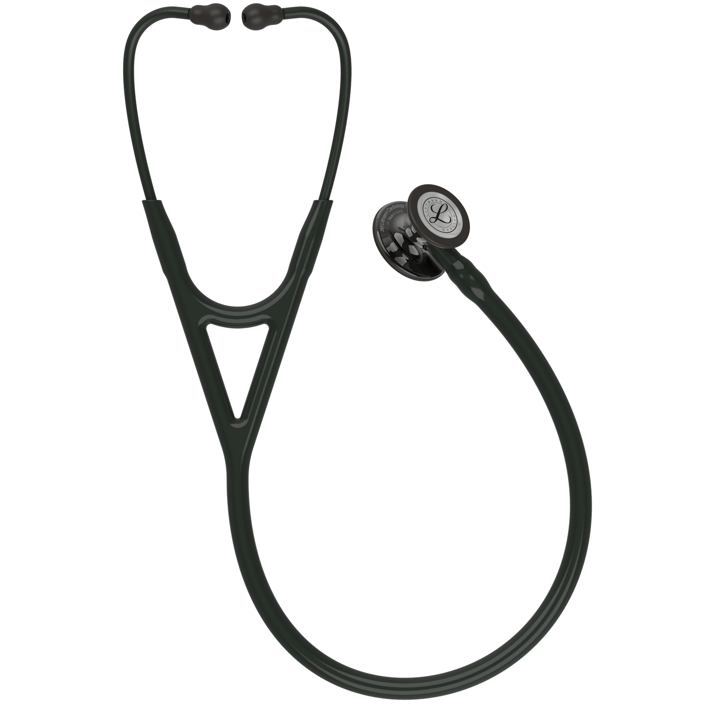 Littmann Cardiology IV Stethoscope Smoke Black / Black Stem 6232