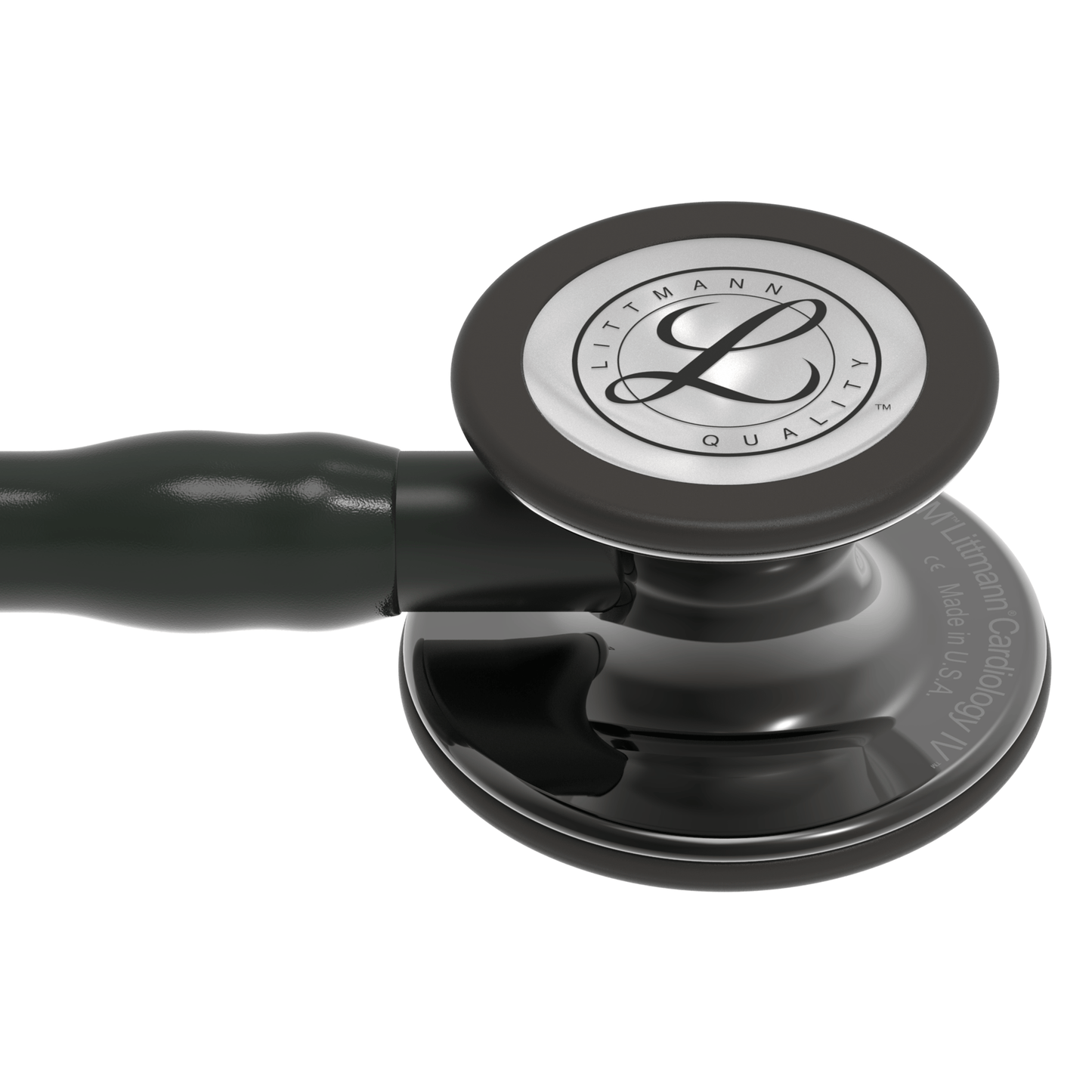 Littmann Cardiology IV Stethoscope Smoke Black / Black Stem 6232