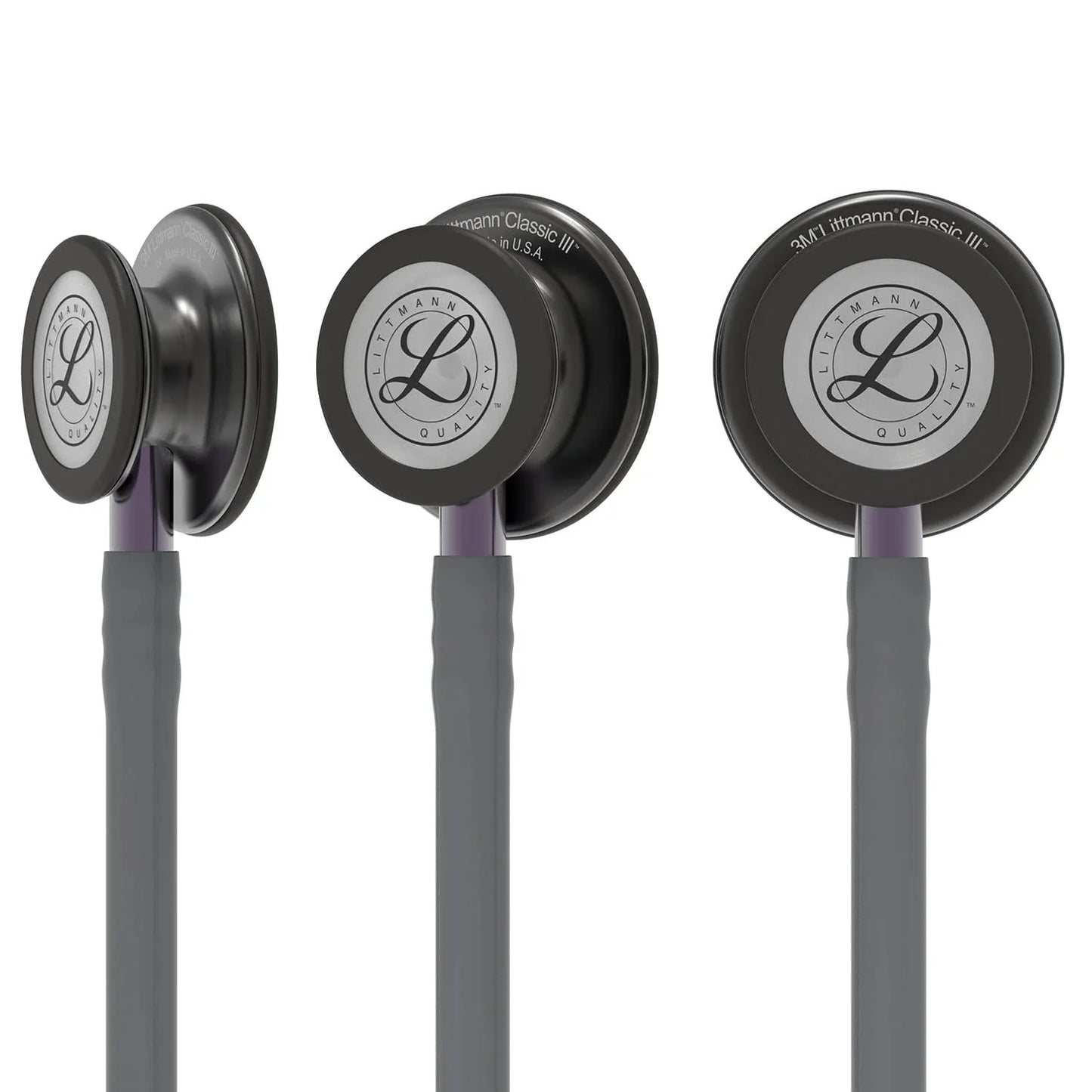 Littmann Classic III Stethoscope Smoke Grey with Violet Grey Stem 5873