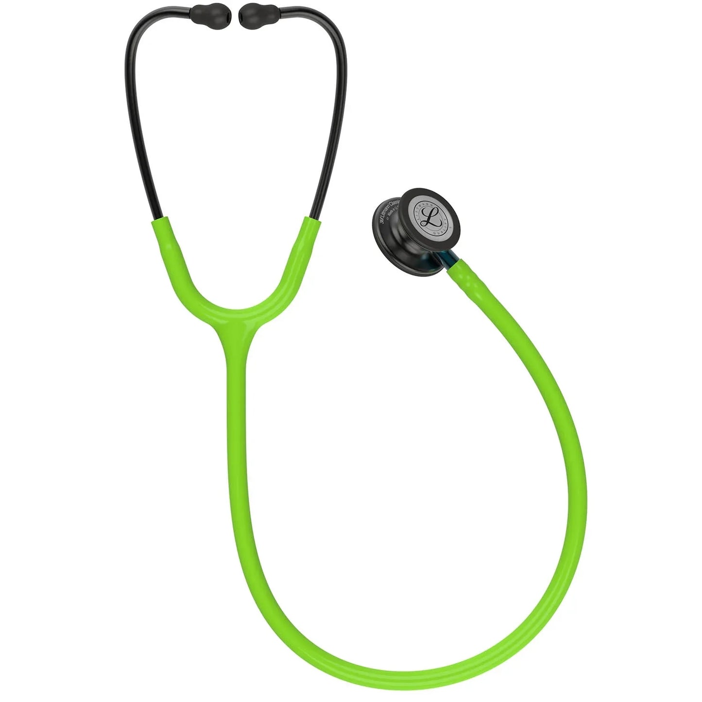 Littmann Classic III Stethoscope Smoke Lime Green Blue Stem 5875