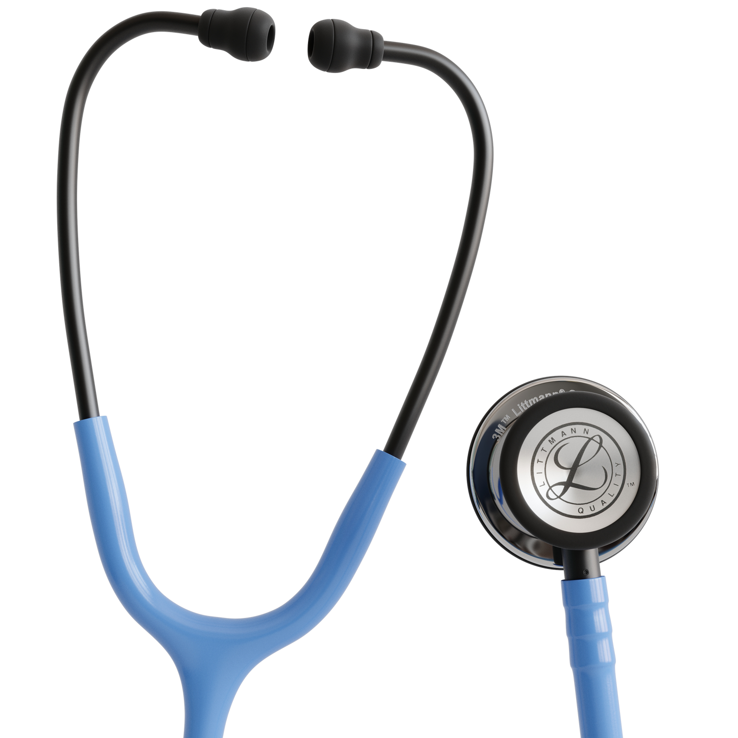 Littmann Classic III Stethoscope Mirror Ceil Blue Smoke Stem 5959
