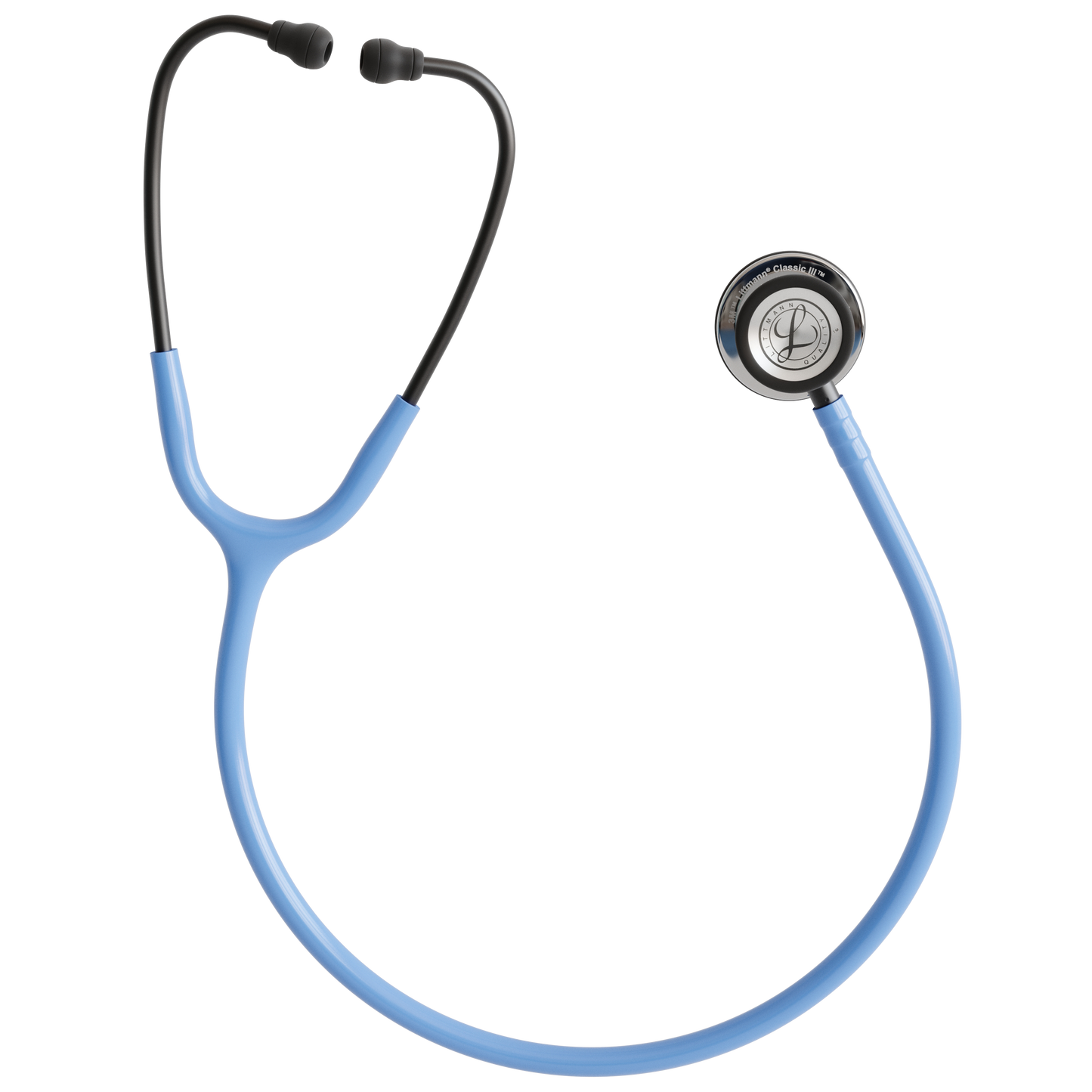 Littmann Classic III Stethoscope Mirror Ceil Blue Smoke Stem 5959