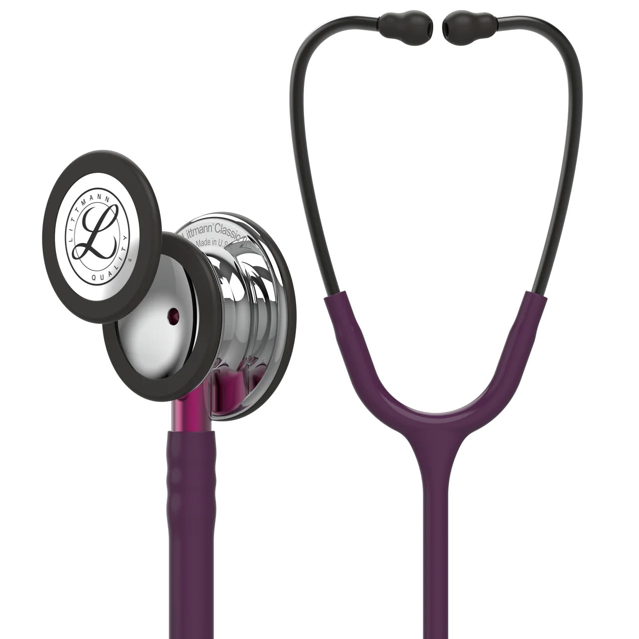 Littmann Classic III Stethoscope Mirror Plum Pink Stem 5960