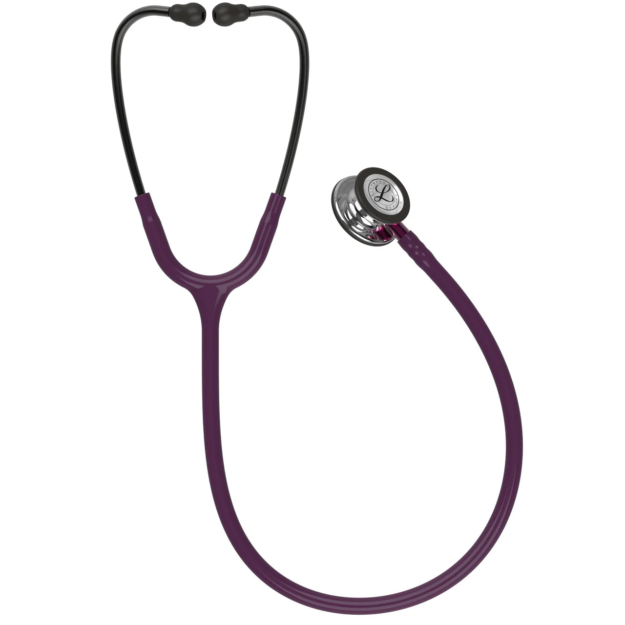 Littmann Classic III Stethoscope Mirror Plum Pink Stem 5960