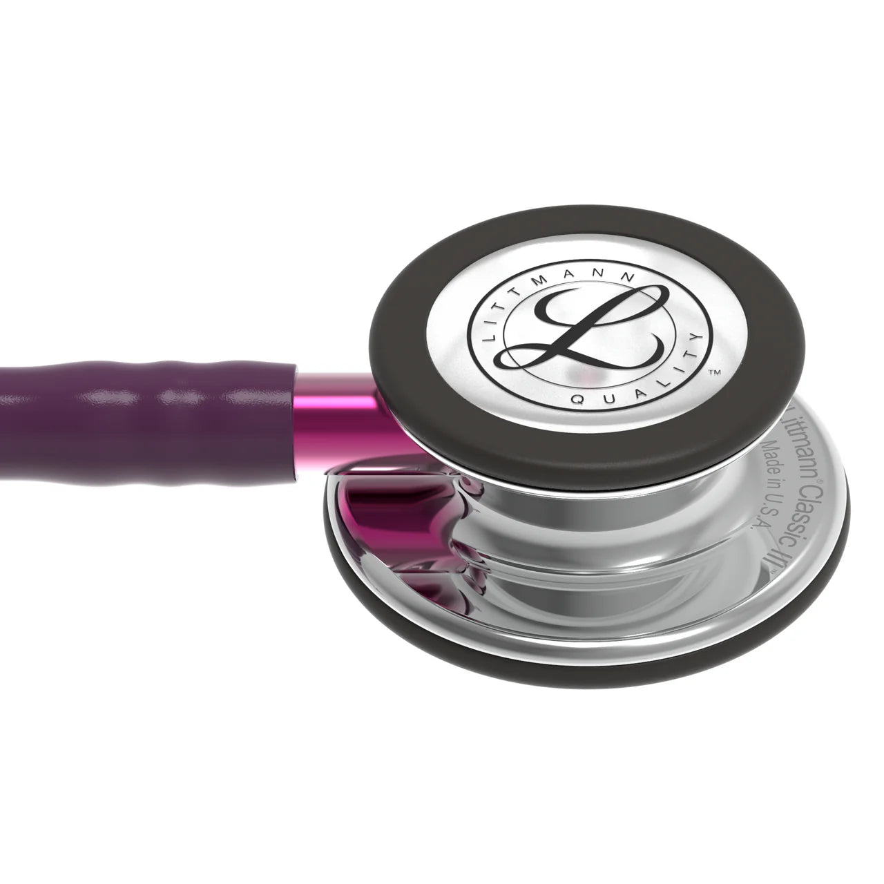 Littmann Classic III Stethoscope Mirror Plum Pink Stem 5960