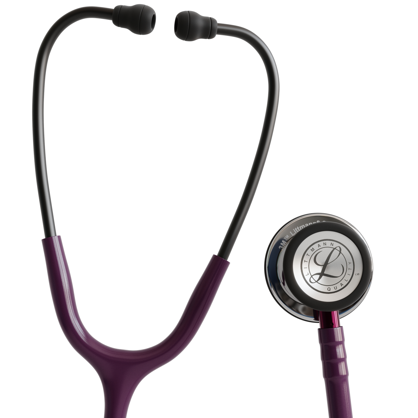 Littmann Classic III Stethoscope Mirror Plum Pink Stem 5960