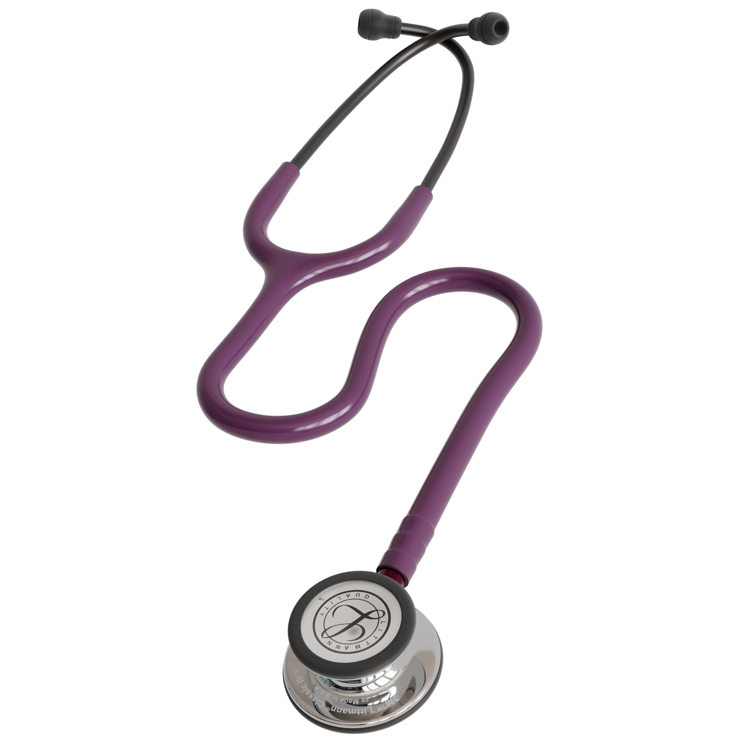 Littmann Classic III Stethoscope Mirror Plum Pink Stem 5960