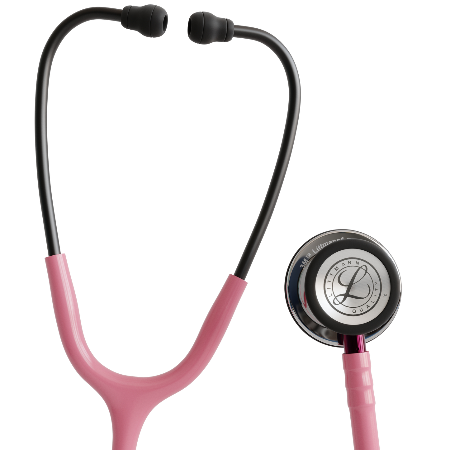 Littmann Classic III Stethoscope Mirror Pearl Pink/Pink Stem 5962
