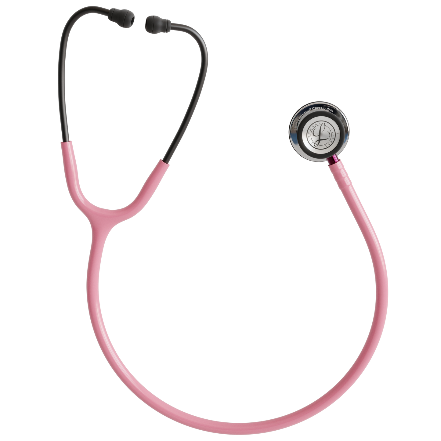 Littmann Classic III Stethoscope Mirror Pearl Pink/Pink Stem 5962