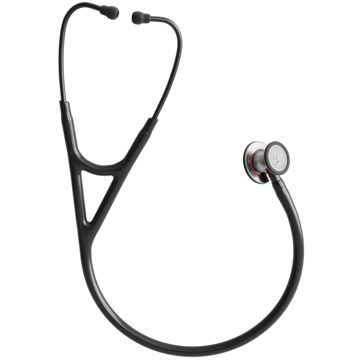 Littmann Cardiology IV Stethoscope Polished Rainbow Black Stem 6240