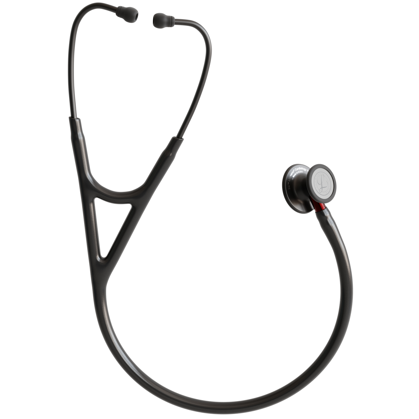 Littmann Cardiology IV Stethoscope Black with Red Stem 6200