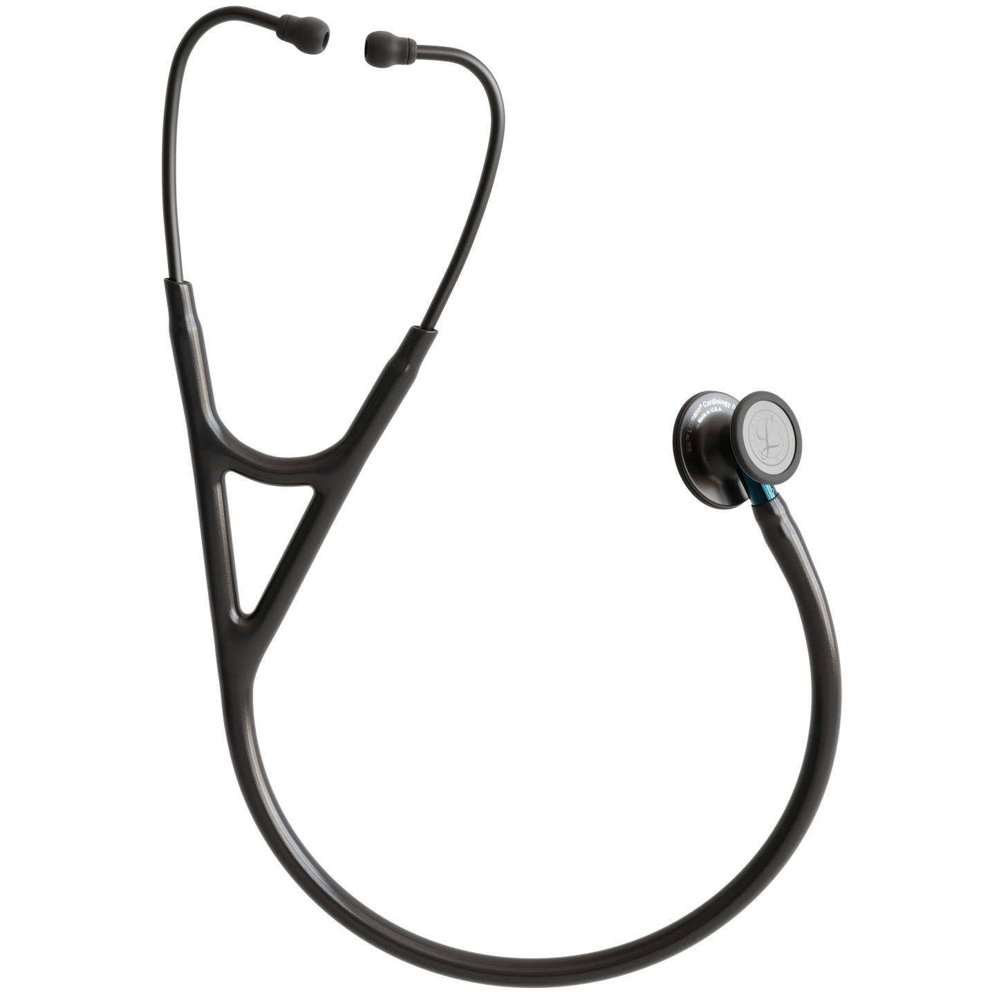 Littmann Cardiology IV Stethoscope Black with Blue Stem 6201