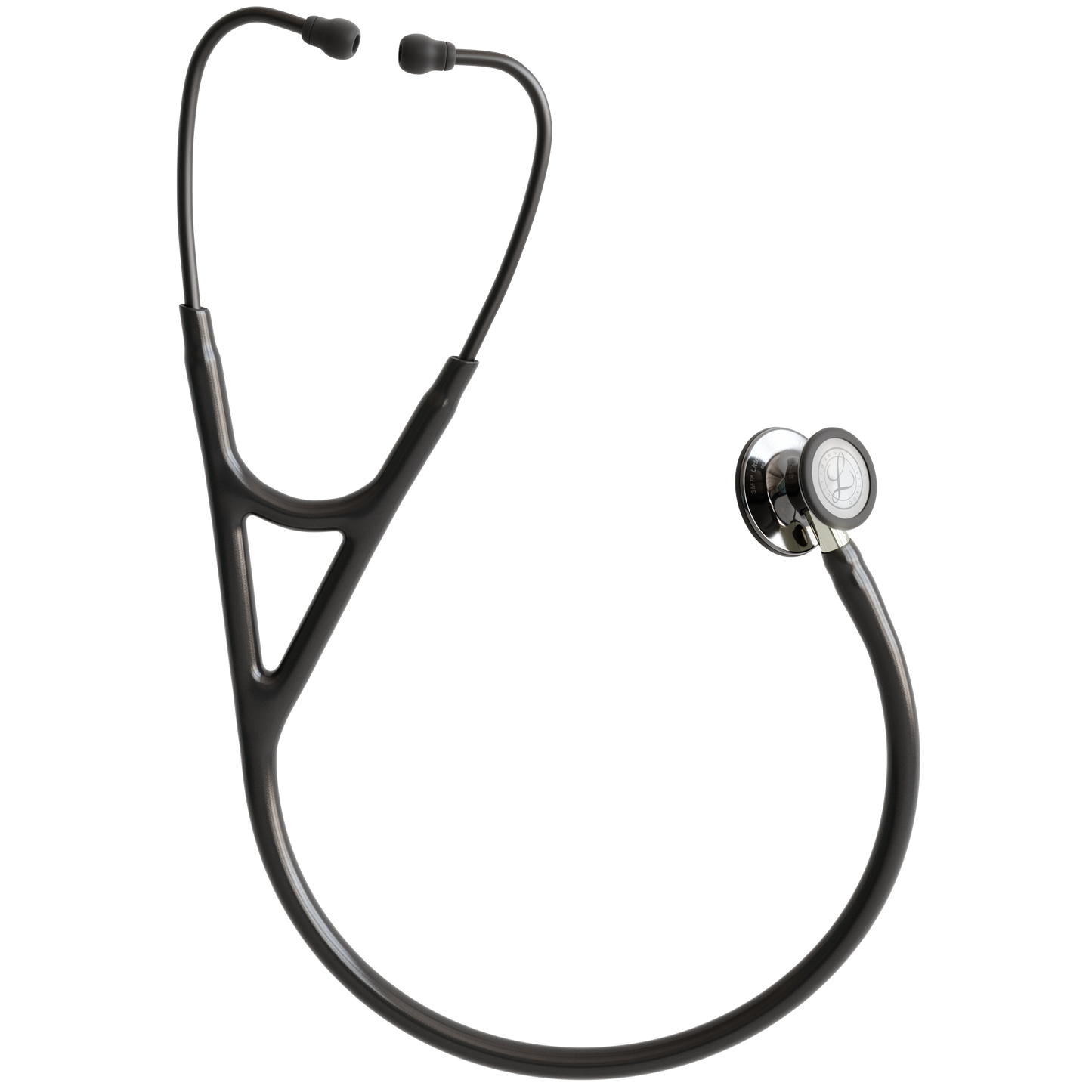 Littmann Cardiology IV Stethoscope Black with Smoke Chest Champagne Stem