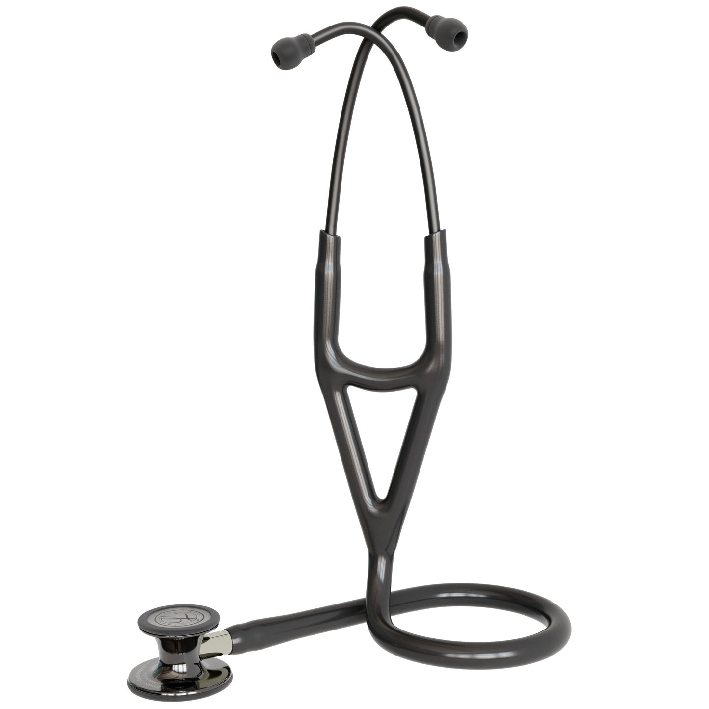 Littmann Cardiology IV Stethoscope Black with Smoke Chest Champagne Stem