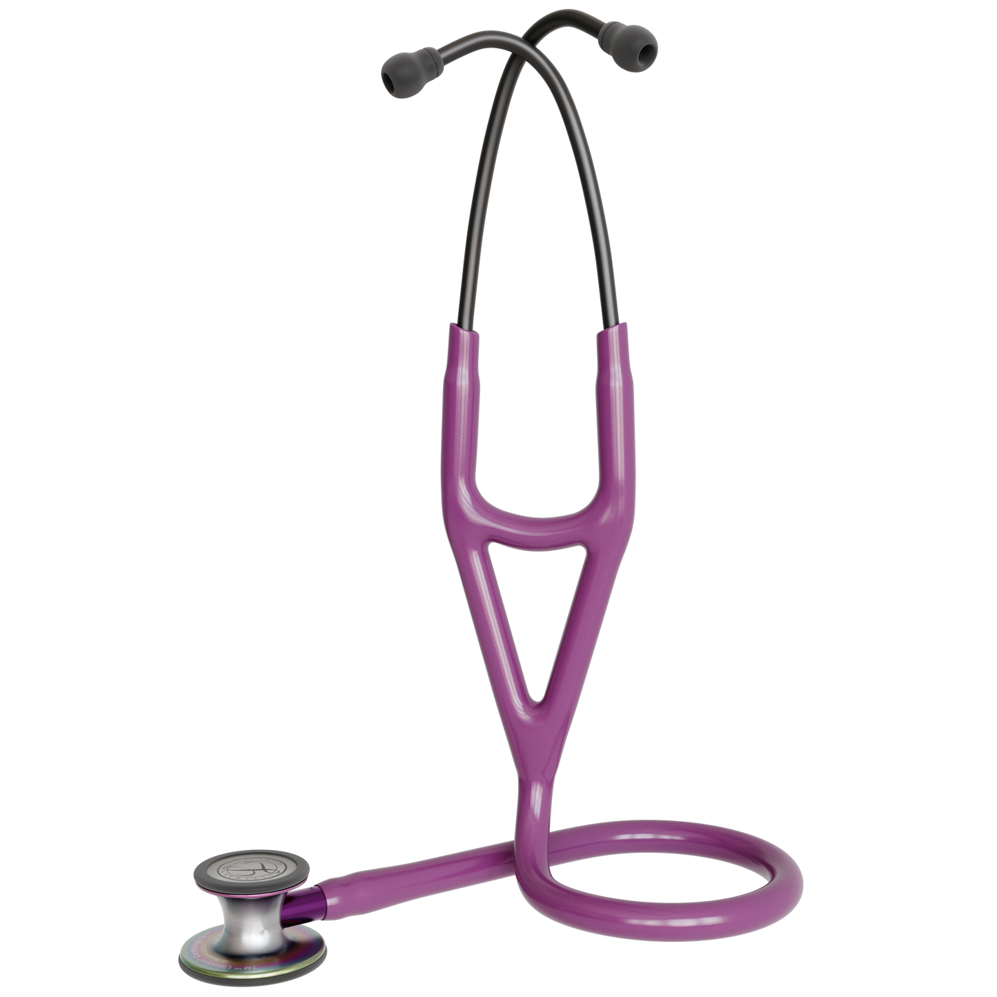 Littmann Cardiology IV Stethoscope Rainbow Chestpiece Plum with Purple Stem 6205