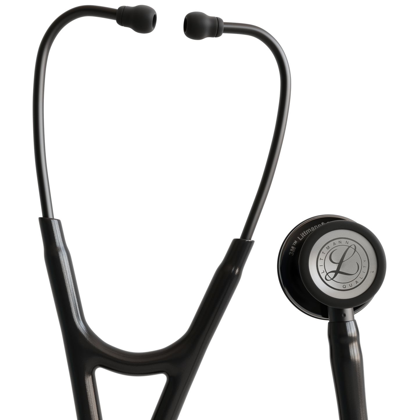 Littmann Cardiology IV Stethoscope Smoke Black / Black Stem 6232