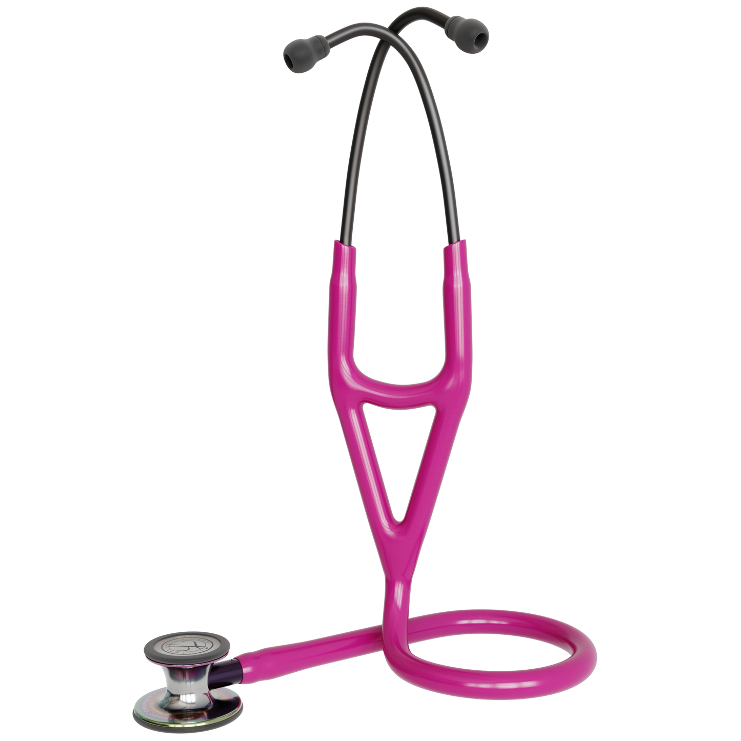 Littmann Cardiology IV Stethoscope Polished Rainbow Raspberry Stem 6241