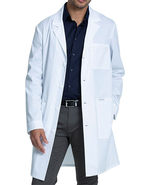 Cherokee CK460T White Project Lab Unisex Tall Lab Coat