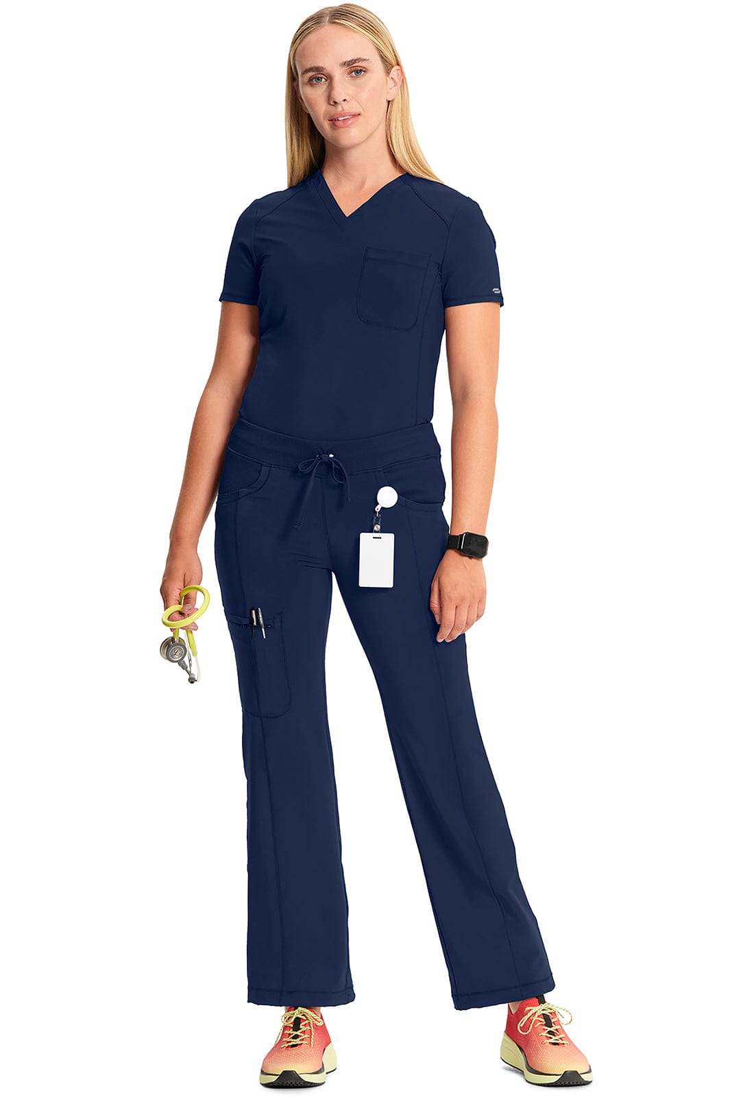 Cherokee Scrubs Pants Cherokee Infinity 1123A Scrubs Pants Women's Navy