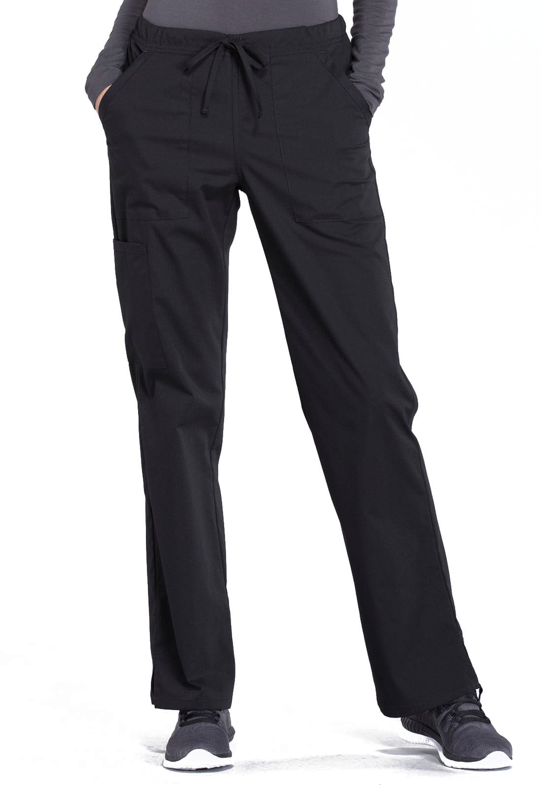 Cherokee Workwear Professionals WW160 Scrubs Pants Womens Black