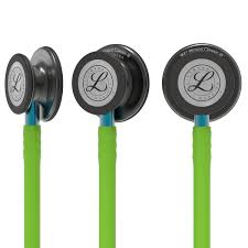 Littmann Classic III Stethoscope Smoke Lime Green Blue Stem 5875