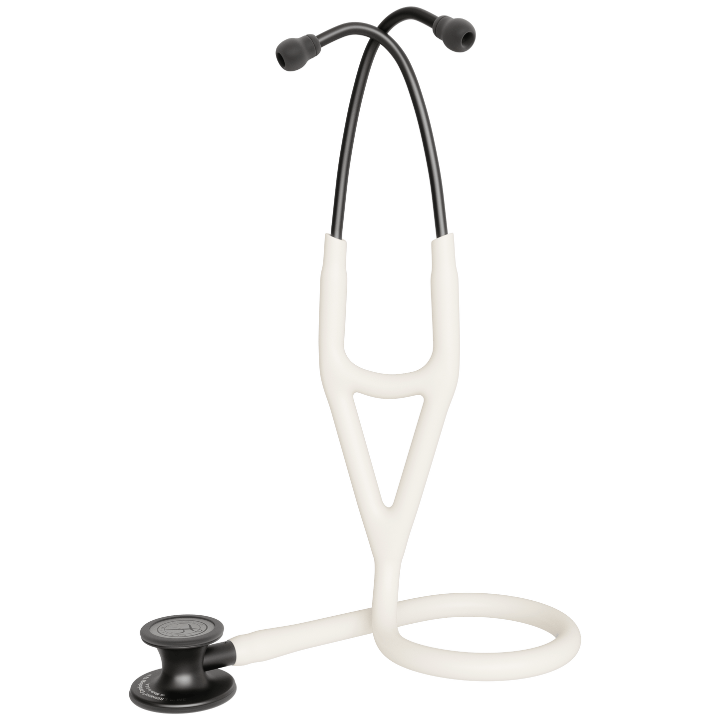 3M Littmann Stethoscopes Alabaster on Black (Pre-Order) 3M Littmann Cardiology IV Satin in Alabaster on Black 6186C