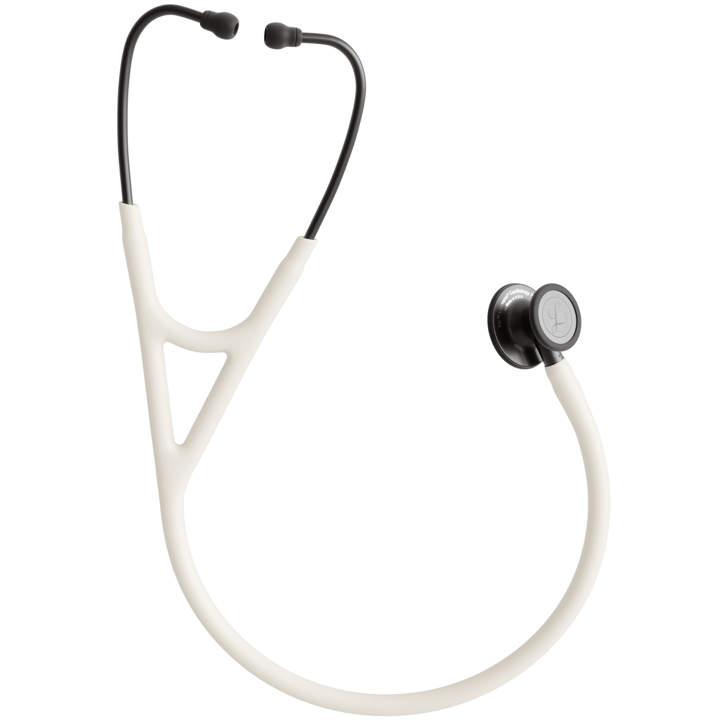 3M Littmann Stethoscopes Alabaster on Black (Pre-Order) 3M Littmann Cardiology IV Satin in Alabaster on Black 6186C