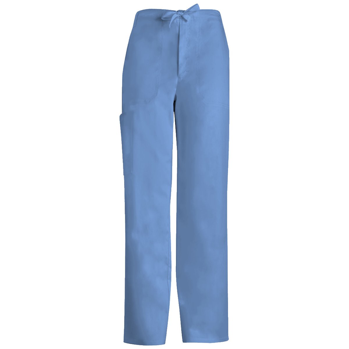 Cherokee Luxe 1022 Scrubs Pants Men's Fly Front Drawstring Ciel Blue