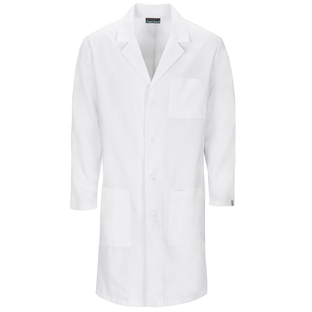 Cherokee 1446A Professional Whites with Certainty Lab Coats Unisex White