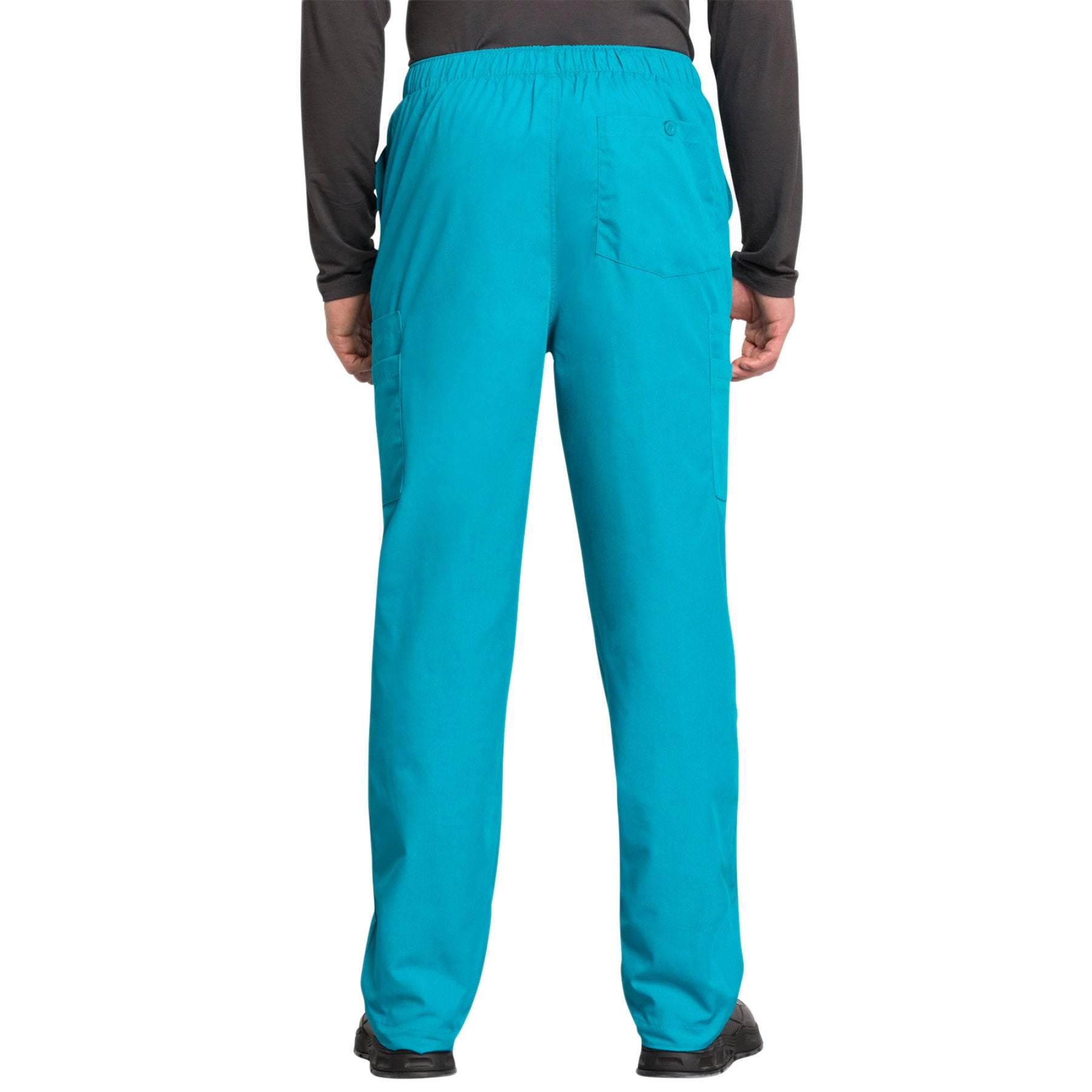 Cherokee Workwear 4000 Scrubs Pants Men's Drawstring Cargo Teal Blue 3XL