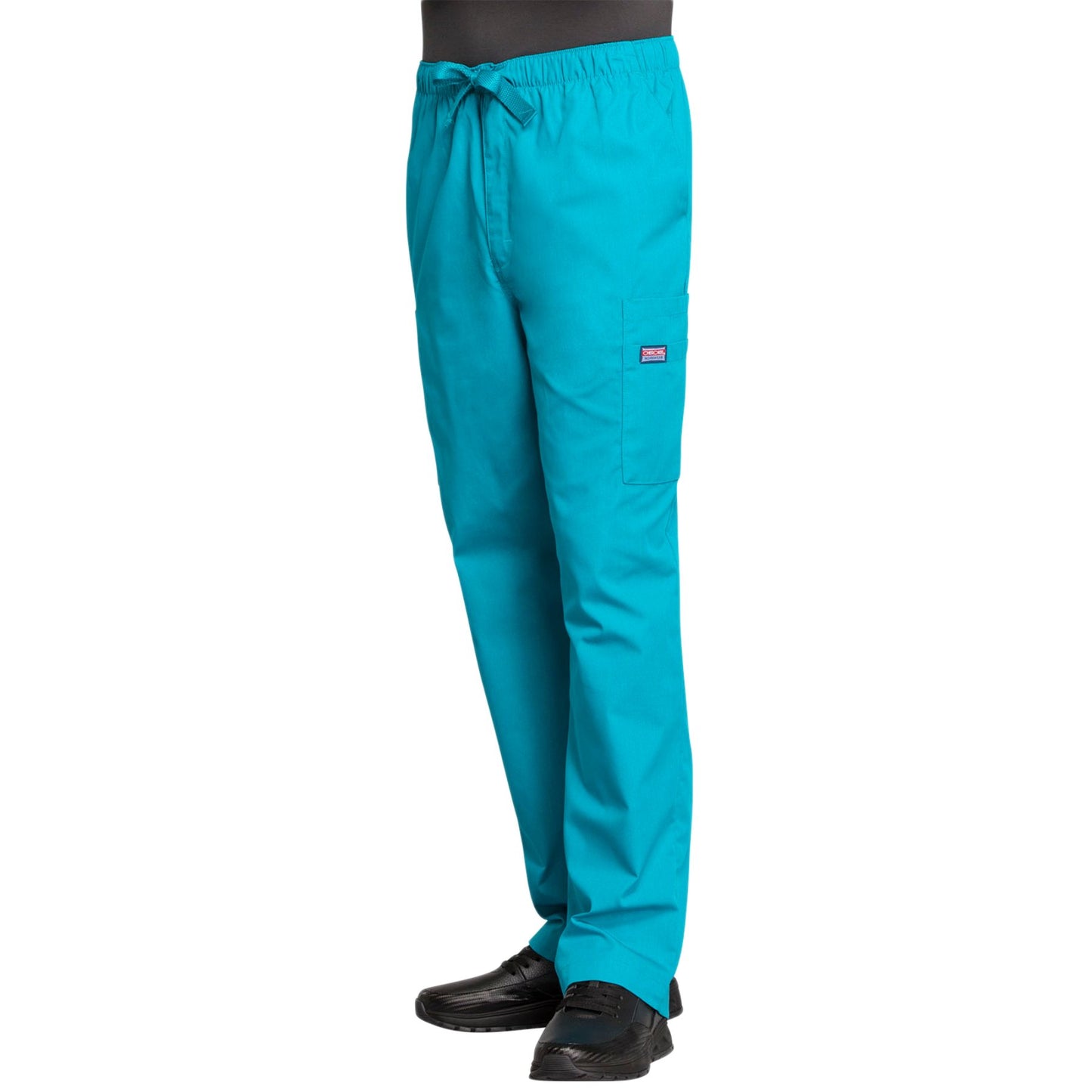 Cherokee Workwear 4000 Scrubs Pants Men's Drawstring Cargo Teal Blue 4XL