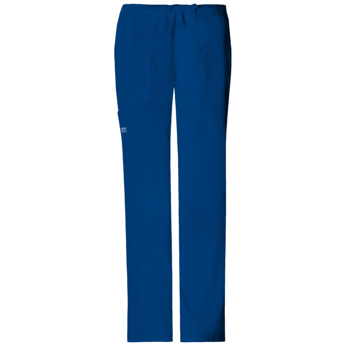 Cherokee Workwear Core Stretch 4044 Scrubs Pants Women's Mid Rise Drawstring Cargo Galaxy Blue