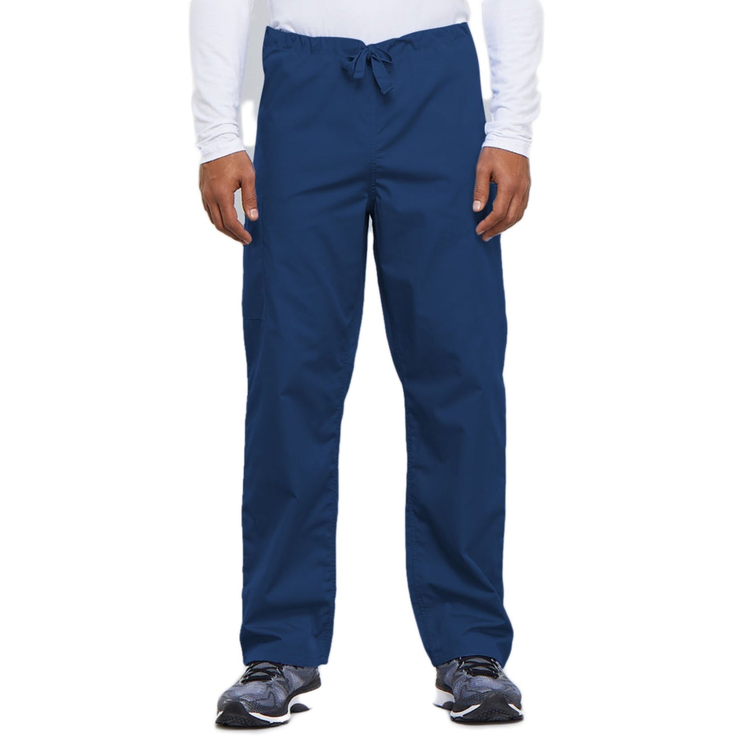 Cherokee Workwear 4100 Scrubs Pants Unisex Drawstring Cargo Galaxy Blue