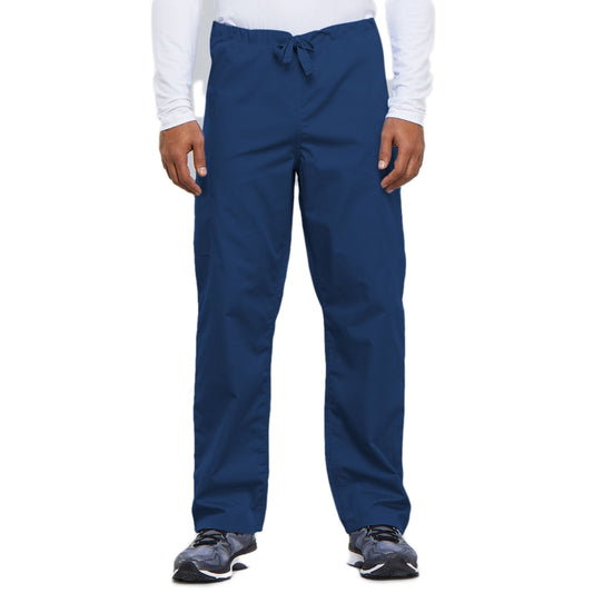 Cherokee Workwear 4100 Scrubs Pants Unisex Drawstring Cargo Galaxy Blue