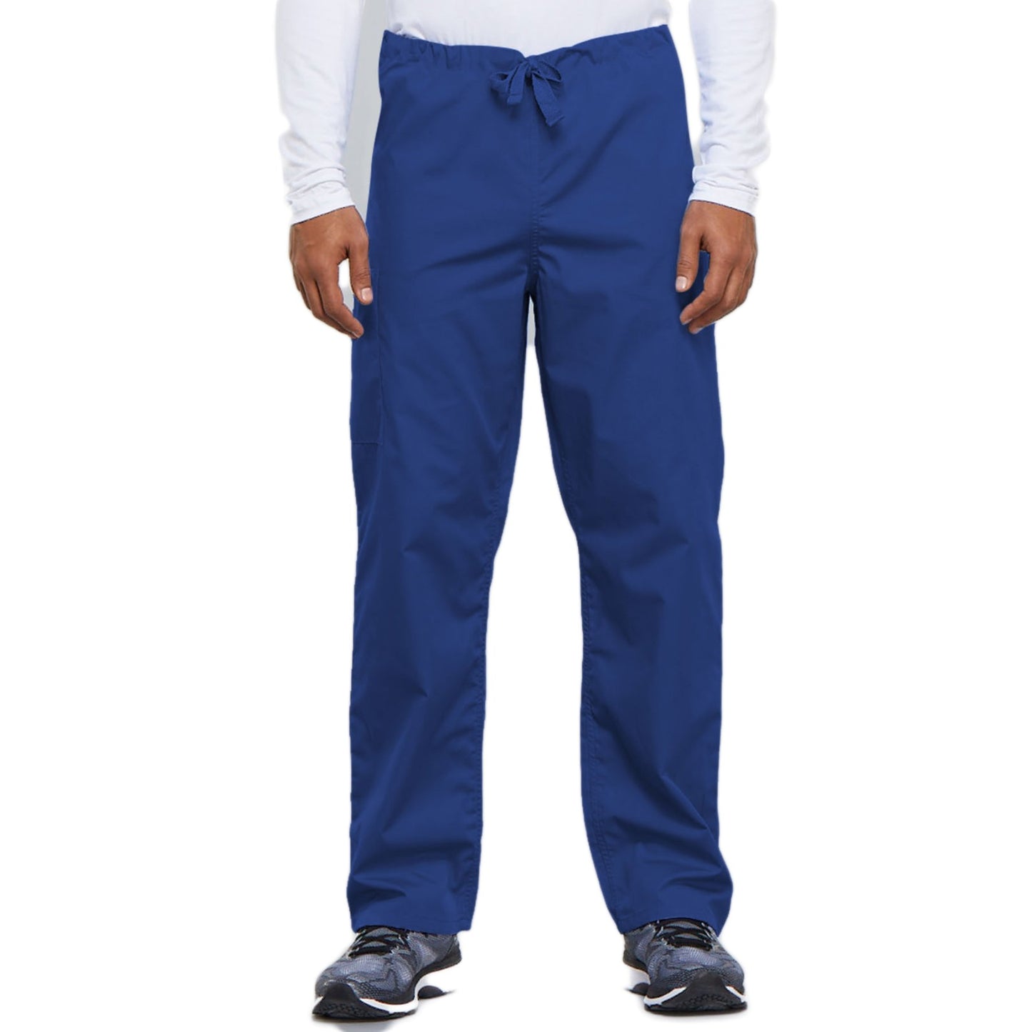 Cherokee Workwear 4100 Scrubs Pants Unisex Drawstring Cargo Royal