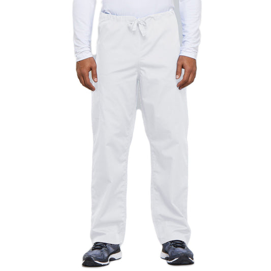 Cherokee Workwear 4100 Scrubs Pants Unisex Drawstring Cargo White