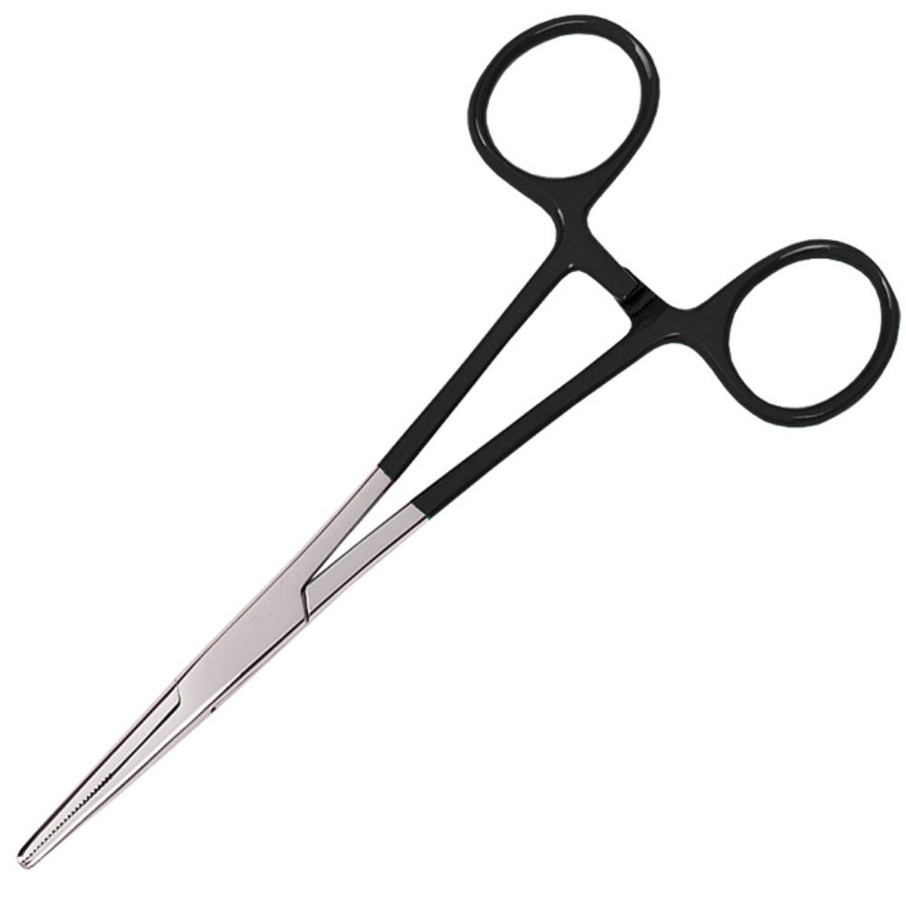 Prestige 5.5" Colormate Kelly Forceps Black