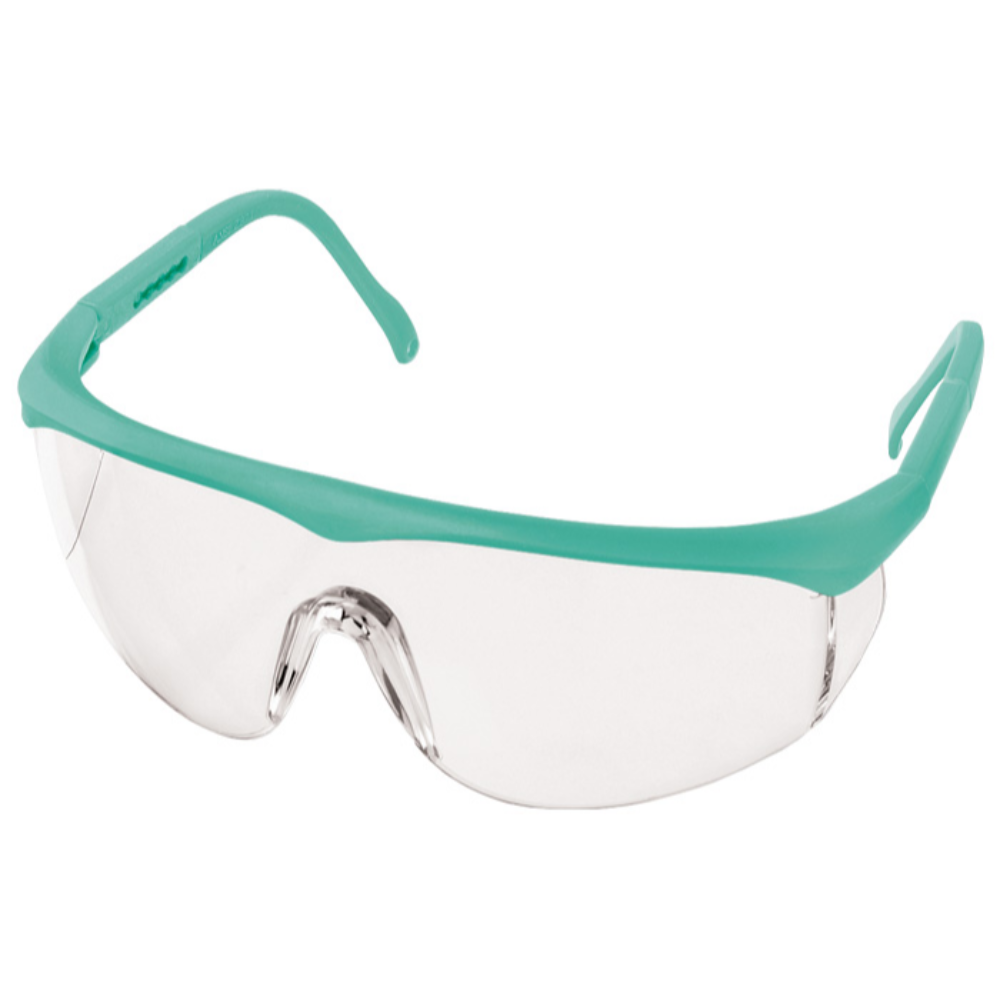 Prestige Colored Full Frame Safety Glasses Teal