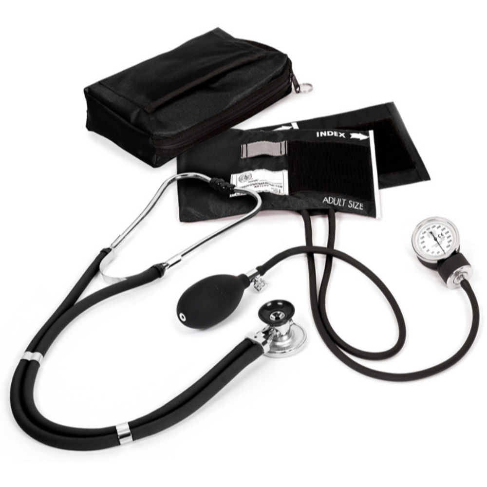 Prestige Basic Aneroid Sphygmomanometer / Sprague Rappaport Kit Black