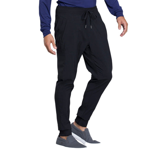 Cherokee Infinity CK004A Scrubs Pants Men's Natural Rise Jogger Black
