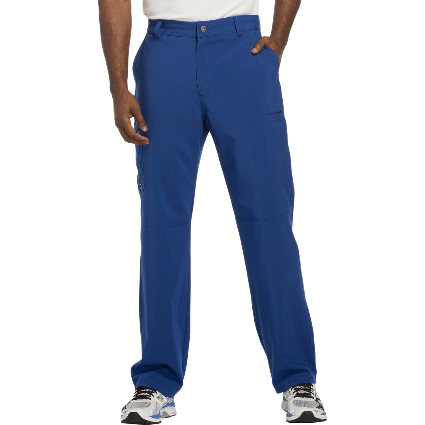 Cherokee Infinity CK200A Scrubs Pants Men's Fly Front Galaxy Blue