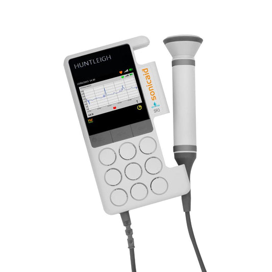 Huntleigh Sonicaid SR3 Digital Doppler with Fixed Waterproof 3MHz Probe