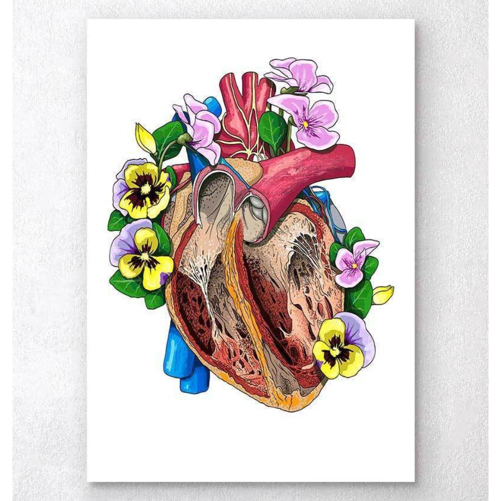 Heart With Flowers II